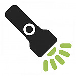 Filter LED flashlight
