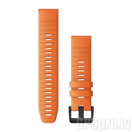 GARMIN Fenix 6 22mm QuickFit Watch Band, Ember Orange Silicone accessory