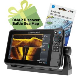 LOWRANCE HDS-10 PRO ROW + ActiveImaging™ HD 3-in-1 Transducer fishfinder