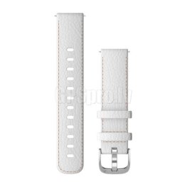 GARMIN White Leather with Silver Hardware 18mm accessory