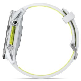 GARMIN Forerunner 970, Titanium, Whitestone Case, Whitestone/Translucent Amp Yellow Band sports watch