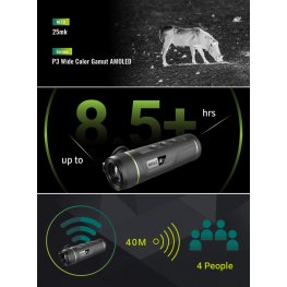 PIXFRA Pegasus P650 Pro thermal scope + Mile 2 PFI-M215 thermal camera thermal imaging scope