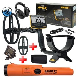 GARRETT ACE APEX Z-Lynk Viper + GARRETT Z-Lynk Pinpointers + control unit protection metal detector