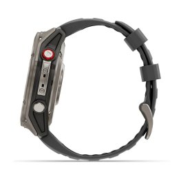 GARMIN fēnix® 8 Pro – 51 mm, AMOLED, Sapphire, Titanium with Graphite/black silicone band sports watch