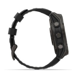 GARMIN fēnix® 8 Pro – 51 mm, AMOLED, Sapphire, Carbon DLC Ti + Titanium Vented Bracet sports watch