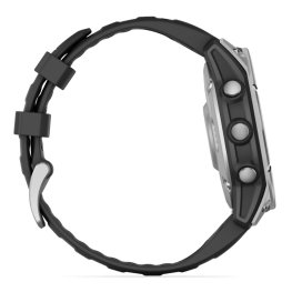 GARMIN Fenix E 47 mm, AMOLED, Stainless Steel + SHOKZ Open Run Black sports watch