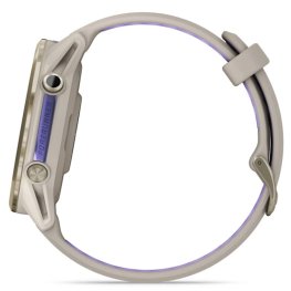 GARMIN Forerunner 970, Soft Gold Titanium, French Gray/Translucent Indigo + HRM 200 sports watch