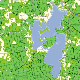 GARMIN Jāņa Sētas map with LVM forest quarters accessory
