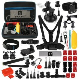 Puluz PULUZ 53 in 1 Accessory Kit for GoPro with Case accessory