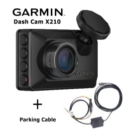 GARMIN Dash Cam™ X210 + Parking Mode Cable dash camera