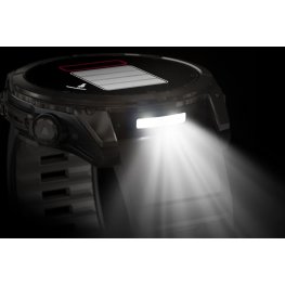 GARMIN Fenix 8 51 mm, AMOLED, Sapphire Carbon + Chestnut Leather Band sports watch