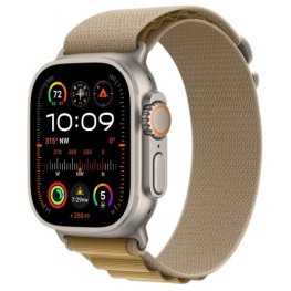 APPLE Watch Ultra 2 GPS + Cellular 49mm Natural Titanium Case with Tan Alpine Loop – M sports watch