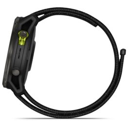 GARMIN Enduro 3 – 51 mm, Solar, Sapphire Carbon Gray DLC Titanium with Black UltraFit Nylon Strap sports watch