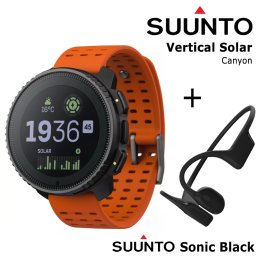 SUUNTO Vertical Solar, Canyon + Suunto Sonic Black sports watch