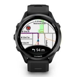 GARMIN Forerunner 970, Carbon Gray DLC Titanium, Black Case, Black/Translucent Whitestone Band sports watch