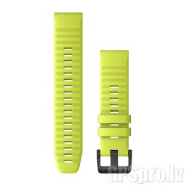 GARMIN Fenix 6 22mm QuickFit Watch Band, Amp Yellow Silicone accessory