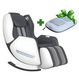 Harmõ Q1 Massage chair, White / Gray + gift massage chair