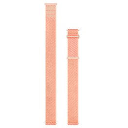 GARMIN ComfortFit Fabric Quick Release Band (20 mm), Coral/Pink Dawn accessory