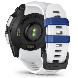 GARMIN Instinct 3 – 45 mm, Supernova Edition, Solar, Whitestone / Bolt blue sports watch