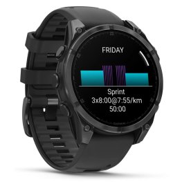 GARMIN Fenix 8 47 mm, AMOLED, Slate Gray + HRM 200 Sensor sports watch