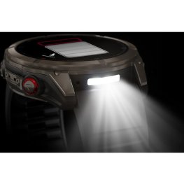 GARMIN fēnix® 8 Pro – 51 mm, AMOLED, Sapphire, Titanium with Graphite/black silicone band sports watch