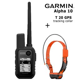 GARMIN Alpha 10 Handheld + T 20 GPS Dog Collar remote control for dog training device