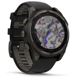 GARMIN Fenix 8 47 mm, Solar, Sapphire Carbon + SHOKZ Open Run Black sports watch