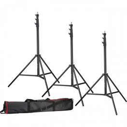 Bresser 3x BR-TP280 PRO-1 tripod (280 cm) + bag tripod
