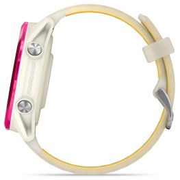 GARMIN Forerunner 570 - 42mm, Raspberry Aluminium with Translucent Bone/Mango + HRM 200 sports watch
