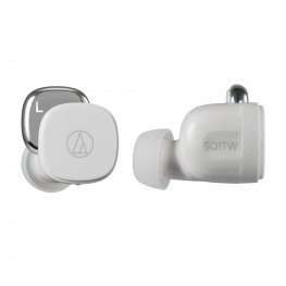 AUDIO TECHNICA Audio Technica True Wireless Earbuds ATH-SQ1TWWH In-ear, Microphone, White austiņas headphones