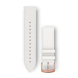 GARMIN Vivomove 20mm watch Band Italian white, Rosegold accessory