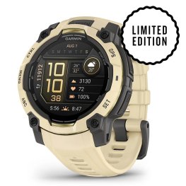 GARMIN Instinct 3 - 45 mm, AMOLED, Citrine with citrine silicone band sports watch
