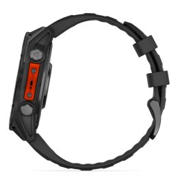 GARMIN Fenix 8 47 mm, AMOLED, Slate Gray + Titanium Bracelet Carbon Grey DLC, QuickFit 22mm sports watch