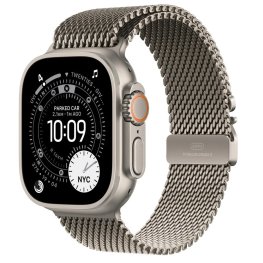 APPLE Watch Ultra 3 GPS + Cellular 49mm Natural Titanium Case with Natural Titanium Milanese, M sports watch