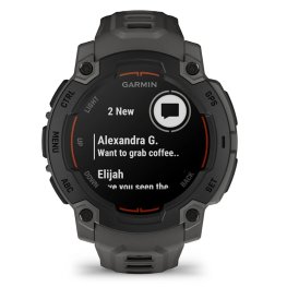 GARMIN Instinct E - 45mm, Black with Charcoal Band sports watch