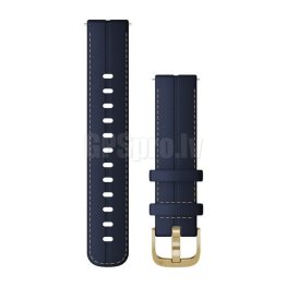 GARMIN Navy Leather with Light Gold 18mm accessory