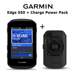 GARMIN Edge 550 + Garmin Charge™ Power Pack bike computer