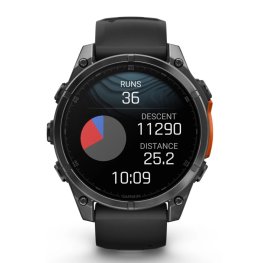 GARMIN Fenix 8 47 mm, AMOLED, Slate Gray + SHOKZ Open Run Black sports watch
