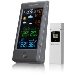 Bresser ClimateTemp NBF DCF colour weather station weather station