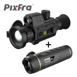 PIXFRA CHIRON C650LRF thermal scope + Mile 2 PFI-M215 thermal camera thermal imaging scope
