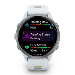 GARMIN Forerunner 970, Titanium, Whitestone/Translucent Amp Yellow + HRM 600 sports watch