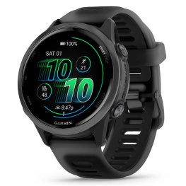 GARMIN Forerunner 570 - 42mm, Slate Gray Aluminium with Translucent Black/ Black Band sports watch