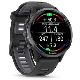 GARMIN Forerunner 970, Carbon Gray DLC Titanium, Black/Translucent + Index Sleep Monitor sports watch