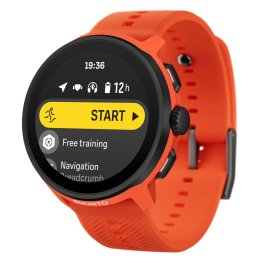 SUUNTO Run Coral Orange, Silicone strap sports watch