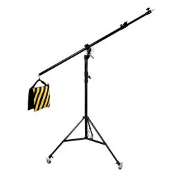 Bresser BR-LB300 Light Stand with Swivel Arm and Wheels tripod