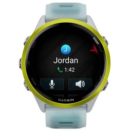 GARMIN Forerunner 570 - 47mm, Amp Yellow Aluminium with Translucent Whitestone/Turquoise Band sports watch