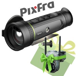 PIXFRA SIRIUS S650 LRF 640x512 50mm + gift ESKY E50 trail camera thermal camera