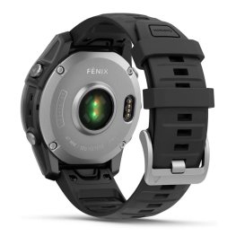 GARMIN Fenix E 47 mm, AMOLED, Stainless Steel + Garmin HRM 200 Sensor sports watch