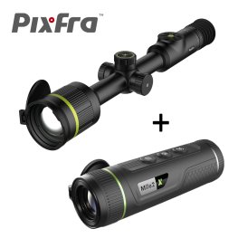 PIXFRA Pegasus P650 Pro thermal scope + Mile 2 PFI-M215 thermal camera thermal imaging scope
