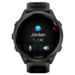 GARMIN Forerunner 570 - 47mm, Slate Gray Aluminium with Translucent Black/ Black Band sports watch